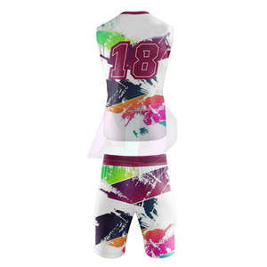 Conjunto de Uniforme de Compresión 7v7 al por Mayor, Diseño Personalizado Disponible, Tela 100% Poliéster de Alta Calidad, Secado Rápido, Transpirable, Unisex - Product Image 3