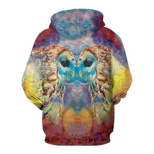 Sweat à capuche imprimé par sublimation délavé à l'acide pour homme Pull ample et minimaliste en coton vierge de couleur assortie pour l'hiver - Product Image 6