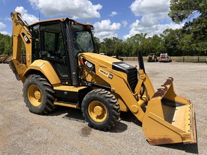 รถตักล้อยาง CAT 416F2 ปี 2019 พร้อมหัวเจาะไฮดรอลิก ปั๊มประสิทธิภาพสูง มอเตอร์เกียร์ เครื่องยนต์ ชิ้นส่วนหลัก PLC แบริ่ง ราคาถูก - Product Image 2