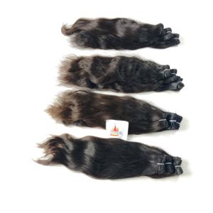 Venta al por mayor 100% Procesamiento químico crudo Ninguno Fabricación India Extensiones de cabello de onda profunda Cabello humano brasileño sin procesar - Product Image 2