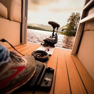 Motore Elettrico Diesel per Barca 12V 54\" 55lbs Cayman GPS Montaggio a Prua Portatile per Pesca in Acqua Salata e Dolce Wireless - Product Image 2