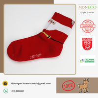 Chaussettes en cachemire de Mongolie 100% naturel, épaisses, à motifs de dessins animés, longues, mignonnes, unisexes, pour adultes, décontractées, avec logo, respirantes, cadeau de Noël, saison hivernale