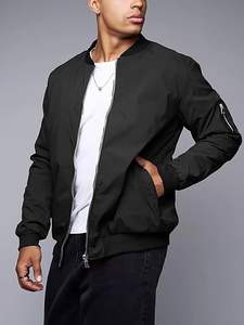 แจ็คเก็ตบอมเบอร์กันลมน้ำหนักเบากันน้ำกันลมฤดูใบไม้ผลิฤดูใบไม้ร่วงฤดูหนาว - Product Image 4