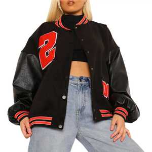 Venta al por mayor en blanco bombardero chaqueta universitaria hombres Letterman Varsity chaqueta hombres Varsity chaqueta Letterman béisbol americano - Product Image 5