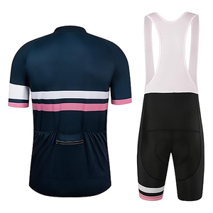 Ensemble de vêtements de sport respirants d'uniformes de bavoir de cyclisme pour hommes personnalisés OEM Bonne vente Vêtements de cyclisme portables - Product Image 2