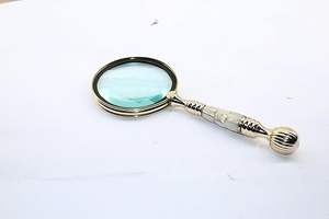 Vintage Style Brass Magnifying Glass <b>Magnifier</b>.by calvin handicraft - Product Image 5