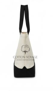 Bolsas de Compra de Algodón 100% con Logotipo Personalizado Impreso a Color de Alta Calidad, Bolsa con Asas Reforzadas, Bolsa de Algodón Premium con Refuerzo - Product Image 2