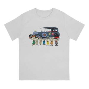 T-shirt unisexe 100% coton anti-rides, col rond, manches courtes, maillot sérigraphié pour streetwear, t-shirt d'été - Product Image 2