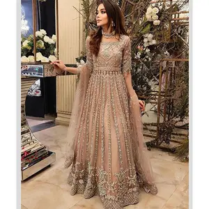 Nueva moda Organza Lehenga Choli bordado trabajo adulto desgaste de la boda Vestido exportación calidad fabricante indio