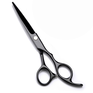 QNQ professionnel en acier inoxydable pliant ciseaux droits Offre Spéciale outil de beauté en céramique tranchant barbier remplaçable marque privée - Product Image 6