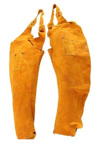 Manchons de soudure en cuir de vachette fendu les plus exigeants Manchons en cuir longs anti-coupure résistants à la chaleur pour la protection contre les étincelles de soudage - Product Image 4
