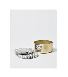 Sous-verres en marbre de qualité supérieure pour bar à la maison et bureau avec support antidérapant et surface durable - Product Image 6