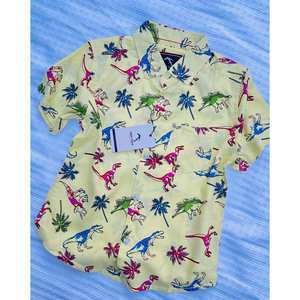 OEM Comfortable Rayon Half-Sleeve Boys' <b>Shirt</b> with Canvas Collar Casual Partywear for Weddings Birthdays Picnics Wholesale India - Product Image 1