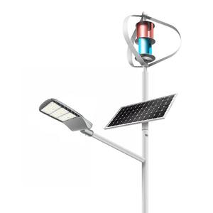 ไฟถนนไฮบริดพลังงานลม8เมตร60วัตต์ IP66 LED DC แหล่งจ่ายไฟอลูมิเนียมอัลลอยด์ความสว่างสูง - Product Image 2