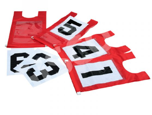 Baberos de entrenamiento de fútbol personalizados con bolsillos Producto deportivo y de entretenimiento premium - Product Image 2