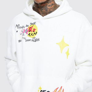 ชุดวอร์มสำหรับผู้ชายแบบเรียงซ้อนกันผลิตจากโรงงานชุดสตรีทพิมพ์ลายคุณภาพพรีเมียมสินค้ามาใหม่ - Product Image 5