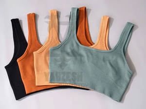 ชุดฟิตเนสเอวสูงสำหรับผู้หญิงชุดโยคะสองชิ้นชุดบราและเลกกิ้งขนาดพิเศษโลโก้ตามสั่ง - Product Image 2