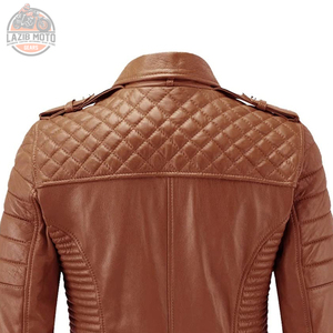 Servicio OEM LAZIB MOTO GEARS Chaqueta de Motocicleta de Cuero para Mujer en Diferentes Tallas y Colores Transpirable y Resistente al Viento para Todas las Estaciones - Product Image 5