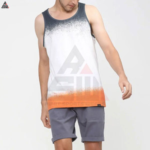 Fitness pour hommes Logo personnalisé Respirant Décontracté Séchage rapide Bambou Athlétique Musculation Vêtements de sport Sans couture Dos Gym Débardeurs - Product Image 5