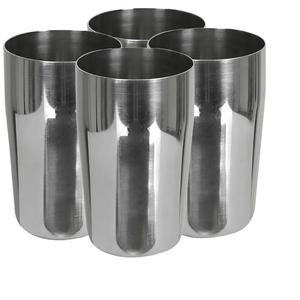 Utensilios de cocina para el hogar de estilo único Uso de catering Vaso de agua potable Diseño clásico Vaso de agua de metal para beber personalizado - Product Image 4