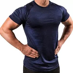Meilleure vente T-Shirt à séchage rapide pour hommes respirant 100% coton T-Shirt décontracté pour hommes pour adultes entraînement surdimensionné - Product Image 3