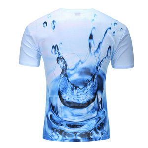 Entrega rápida Logotipo personalizado Impreso Sublimación Camiseta Poliéster/Tela de algodón Secado rápido Transpirable Alta calidad al por mayor - Product Image 2