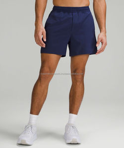 Pantalones cortos de gimnasio negros ajustados de alta calidad de marca personalizada más vendidos, pantalones cortos transpirables con cordón de verano, sólidos directamente Pakistán - Product Image 2