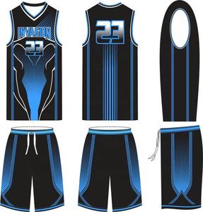 Conjuntos de Pantalones Cortos de Baloncesto Sublimados Personalizados, Camisetas de Equipo de Secado Rápido, Uniformes de Baloncesto Unisex de Talla Grande, Antibacterianos - Product Image 4