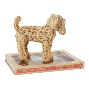 Rattan Puppy <b>Dog</b> Made In Vietnam Eco-friendly material used for Home decoration <b>Ornaments</b> Wholesale - Product Image 3