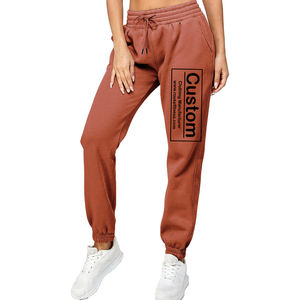 Logo personnalisé OEM Pantalon de jogging surdimensionné pour femmes Pantalon de survêtement en coton polaire Marque privée Ensemble assorti baggy Fabricant de bas - Product Image 1