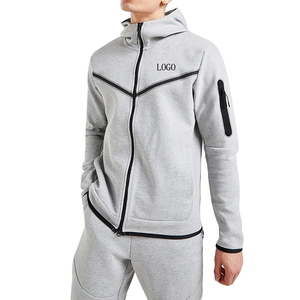 Chándal Deportivo Informal con Capucha, Ligero, Ecológico, Unisex, OEM, Estampado Sólido, Personalizado, de Algodón y Felpa, para Primavera - Product Image 4