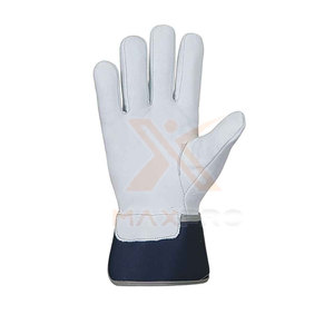 Guantes de Trabajo de Cuero Genuino Resistentes al Fuego y al Agua, Antideslizantes, con Puño de Seguridad - Product Image 3