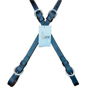 Brida de caballo de cuero genuino occidental marrón de alta calidad con cabezal de logotipo personalizado de liberación rápida para montar a caballo - Product Image 4