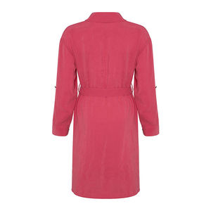 Robe tunique décontractée à imprimé floral africain, taille naturelle, grande taille, avec ceinture, pour le printemps - Product Image 3
