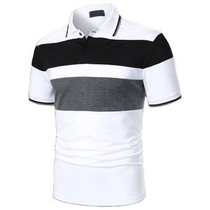 Vente en gros de polo décontracté pour homme à manches courtes respirant 100% polo en coton polyester de haute qualité pour homme - Product Image 1