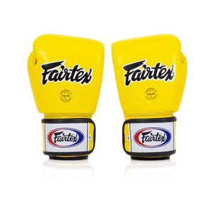 Gants de boxe MMA de haute qualité, jaunes, en cuir véritable, protection UV complète des doigts, antidérapants, fermeture auto-agrippante, sangle de poignet réglable - Product Image 5