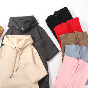 Fabricant de sweat à capuche pour hommes poids lourd surdimensionné en coton éponge français automne/hiver décontracté mode couleur unie logo personnalisé - Product Image 3