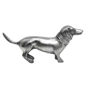 Design élégant en aluminium lapin Sculptures en laiton fini Figurines abstraites pour la maison salon décor Sculpture de bureau - Product Image 6