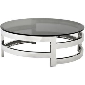 furniture style living room round modern Silver metal legs Modern Metal Side <b>Table</b> - Product Image 1