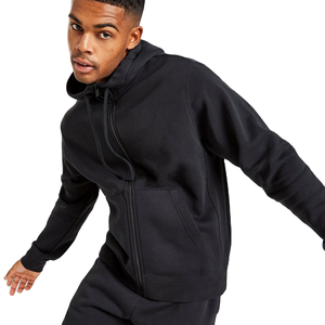 Customize Wholesale High Quality Men Sublimation Solid Color Zipper Hoodie Oversized Graphic Vintage Hoodie <b>Sweatshirt</b> - Product Image 5