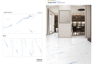 Fabricante indio de baldosas de porcelana esmaltada para interiores de 600x1200MM para sala de estar - Product Image 3