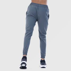 Pantalon de jogging décontracté Forge 100 % coton coupe droite, élastique, personnalisable, coloré, léger, en laine, disponible du XL au 6XL, couleur gris - Product Image 2