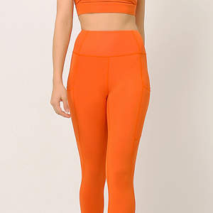 Meilleure vente Ensemble de yoga pour femmes léger à séchage rapide prix de gros meilleure vente ensemble de yoga nouveau design à vendre avec logo personnalisé - Product Image 5