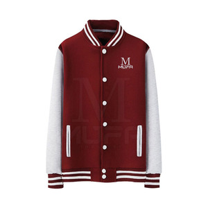 Meilleures ventes Veste coupe-vent Letterman pour hommes de style High Street Nouveau style à la mode avec col montant - Product Image 1