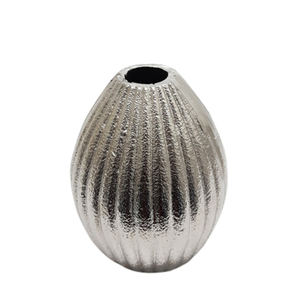 Nuevo diseño, vajilla decorativa de aluminio, florero, calcomanía, acabado esmaltado para el hogar y la decoración de la boda, jarrón de Metal - Product Image 4