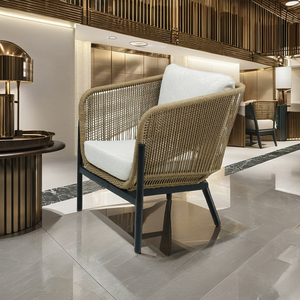 Sillón Moderno y Cómodo Bioni con Cojín, Silla Cómoda para Sala de Estar, Oficina en Casa, Hotel, Estructura Metálica - Product Image 5