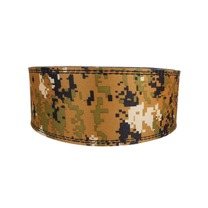 เข็มขัดหนังแบบปรับแต่งได้สำหรับทุกเพศพร้อมอุปกรณ์เสริมสำหรับงัดเอวเข็มขัดยกน้ำหนักหนังวัววัวสำหรับยิม - Product Image 5