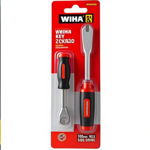 สำหรับไขควงหกเหลี่ยมสีขาว WIHA พร้อมใบมีดยาว 2.5 มม. และหัวหกเหลี่ยมยาว 100 มม. พร้อมด้ามจับด้านข้าง - Product Image 3