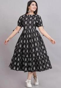 Indian hand block cotton <b>long</b> <b>dress</b> personalized bride wedding gift summer wear floral printed party <b>dress</b> <b>beach</b> wear <b>dress</b> sale - Product Image 4