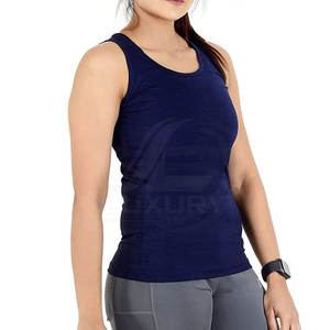 Camiseta sin Mangas Casual Transpirable de Alta Calidad para Mujer con Logotipo Frontal, Diseño sin Mangas Estilo Gimnasio - Product Image 4